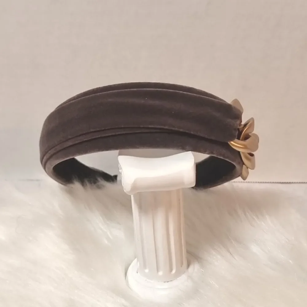 New VELVET GOLD CHAIN LINK HEADBAND